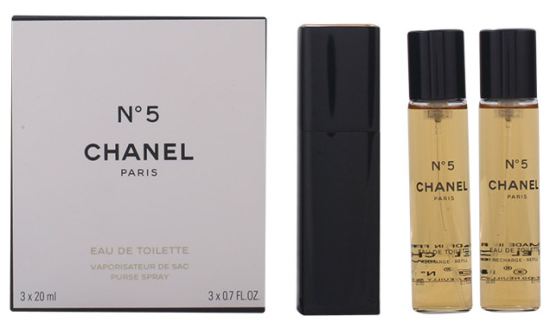 Nº 5 Eau De Toilette Saco Vaporizer 3X20ml Nº 5 Eau De Toilette Saco Vaporizer 3X20ml
