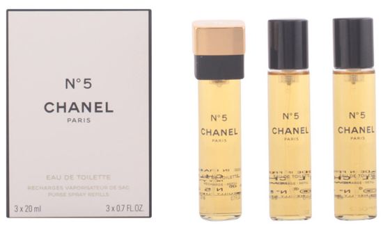 No. 5 Eau De Toilette Sac Vaporizer 3X20Ml - Refill 60 ml No. 5 Eau De Toilette Sac Vaporizer 3X20Ml - Refill 60 ml