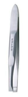 Stainless steel straight-tip tweezers