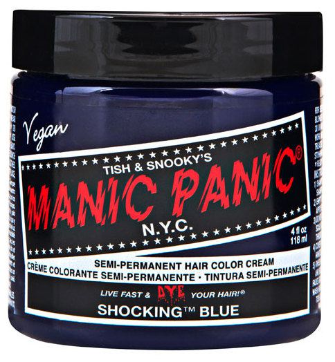 Semi-Permanent Hair Color Classic Shocking Blue Semi-Permanent Hair Color Classic Shocking Blue