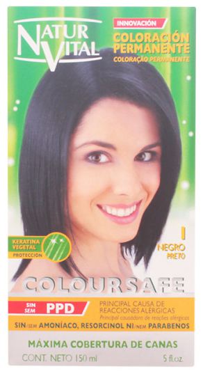 Coloursafe Dye Permanent 1-Black 150 ml Coloursafe Dye Permanent 1-Black 150 ml