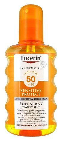 Eucerin Sun protection spf 50 transparent sun spray 200 milliliters