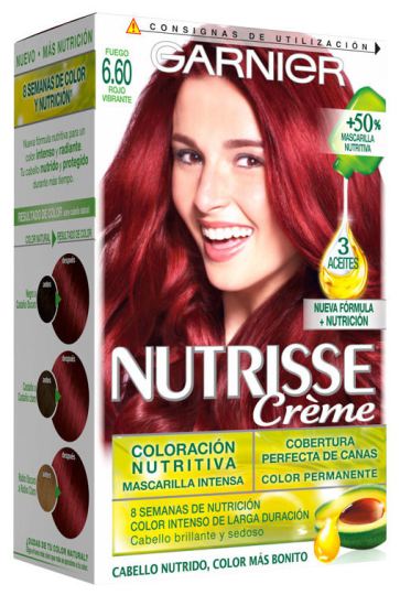 Nutrisse Creme Permanent nourishing color Vibrant Red 6.60
