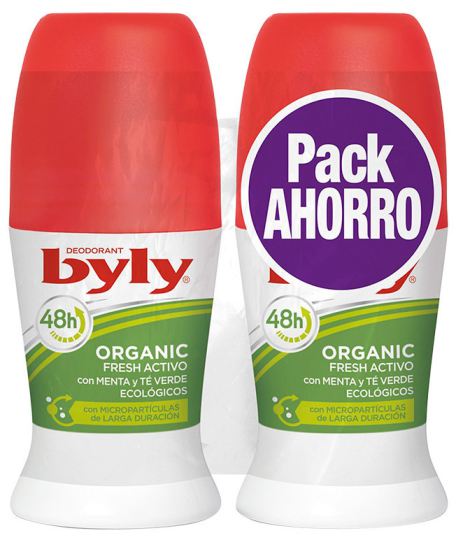 Byly Active Organic Deodorant Fresh 2 pieces