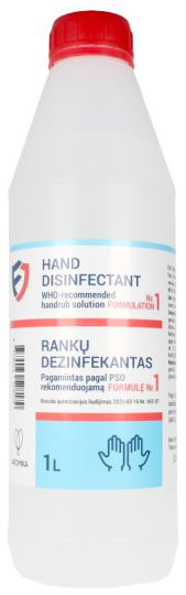 Handrub Solution 80% Alcohol 1000 ml Handrub Solution 80% Alcohol 1000 ml