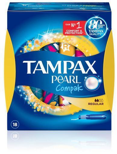 Pearl Regular Tampon 18 units Pearl Regular Tampon 18 units