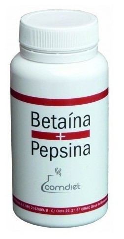 Betaine + Pepsin 550 60 capsules Betaine + Pepsin 550 60 capsules
