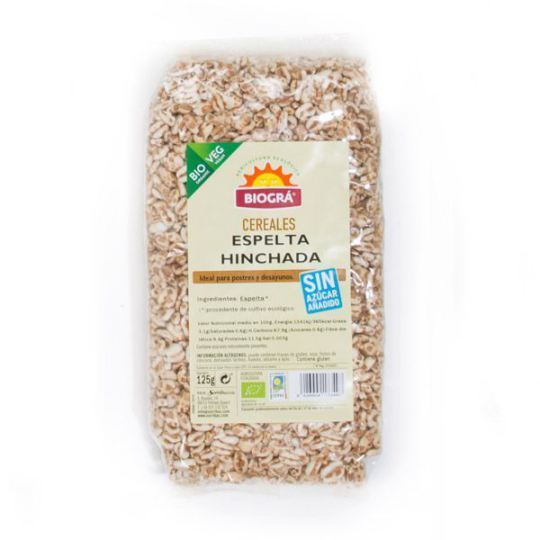 Organic Swollen Spelt without Sugar and Honey 125 gr Organic Swollen Spelt without Sugar and Honey 125 gr