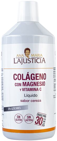 Ana Mar&iacute;a Lajusticia Col&aacute;geno + Magnesio con Vitamina C Cereza 1000 ml