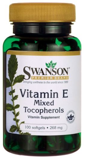 Vitamin E Mixed Tocopherols 268 mg 100 Capsules Vitamin E Mixed Tocopherols 268 mg 100 Capsules
