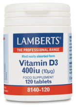 Vitamin D 400iu (10µg) 120 Tablets Vitamin D 400iu (10µg) 120 Tablets