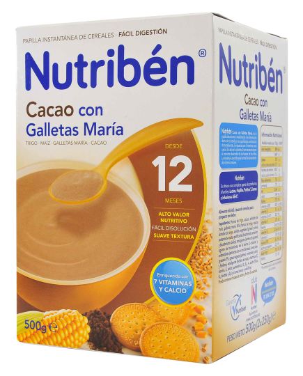 Nutrib&eacute;n Cocoa porridge with Mary Cookies 500 gr