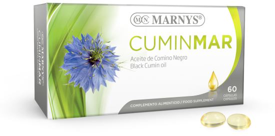 Marnys Cuminmar Black Cumin Oil 60 capsules x 500 mg