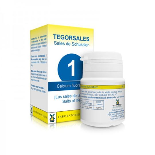 Calcium fluoride vitamin d6 tegorsal N&ordm;1 350 tablets