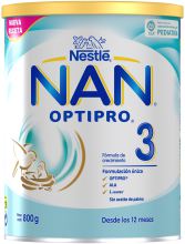 Powdered Growth Formula Nan Optipro 3 of 800 gr Powdered Growth Formula Nan Optipro 3 of 800 gr