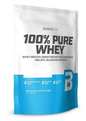 BiotechUSA 100% Pure Whey Protein 454 gr