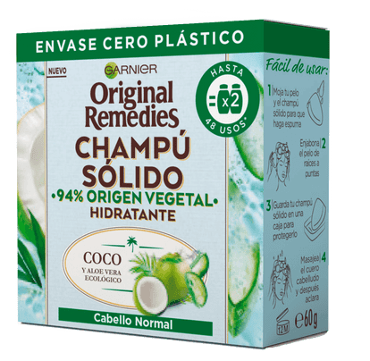 Solid Shampoo Coconut and Aloe Vera 60 gr Solid Shampoo Coconut and Aloe Vera 60 gr