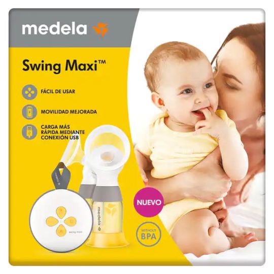 Medela Extractor de leche el&eacute;ctrico doble swing maxi